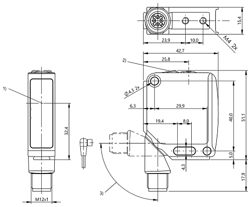 Датчик сквозного луча Balluff BOS027R