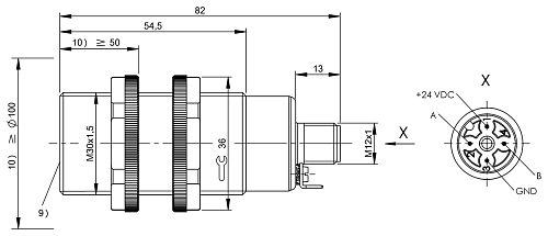 Считыватель LF RFID Balluff BIS00UL
