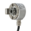 EIP 50HO 12630V3000-R2 INNOCONT, Инкрементальный энкодер D=50мм, полый вал 12мм, 3000 имп/об, 5…30VDC,  выход TTL/HTL с инверсией, IP54, -20…+85°C, радиальный кабель 2м