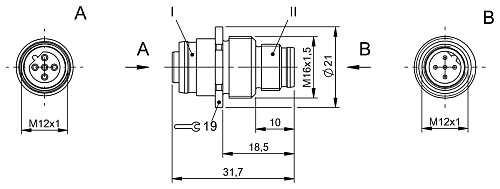 Разъем Balluff BCC0F46