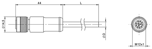 Кабель Balluff BCC0JCN