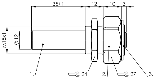 Емкостной датчик Balluff BCS00A3