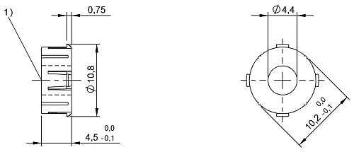 Метка LF RFID Balluff BIS00KJ