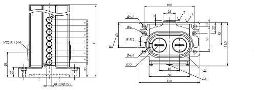 Индуктивный многопозиционный концевой выключатель Balluff BNS03J9