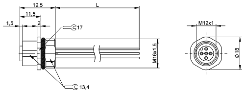 Розетка Balluff BCC09JZ