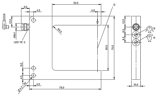 Вилочный датчик Balluff BGL001L