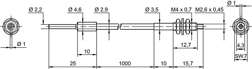 Оптоволоконный кабель Leuze GF-LB-SS-410-SM