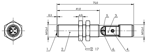 Емкостной датчик Balluff BCS00P0