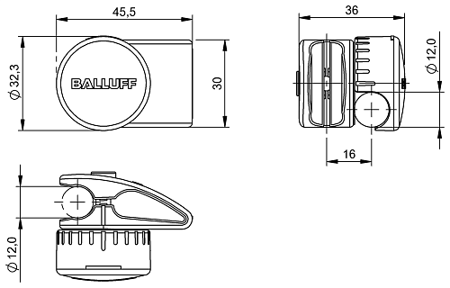 Система крепления Balluff BAM024R