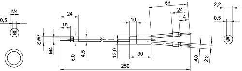 Оптоволоконный кабель Leuze GF-ETM-SS-402-IM