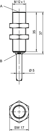 Индуктивный датчик Leuze ISS 212MM/2NO-4E0