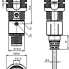 Диффузный датчик Leuze FT318BI.X3/P4-M12
