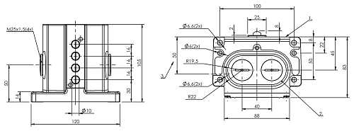 Механический многопозиционный концевой выключатель Balluff BNS00H0