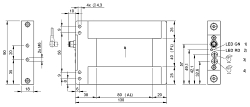 Оптический оконный датчик Balluff BOW001A