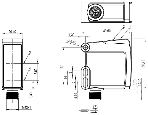 Диффузный датчик Balluff BOS0285