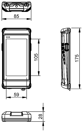 Портативный базовый блок RFID Balluff BIS01FU