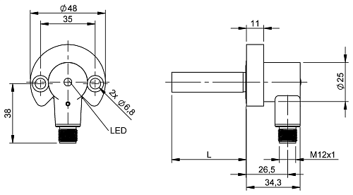 Индуктивный датчик Balluff BES05Z2
