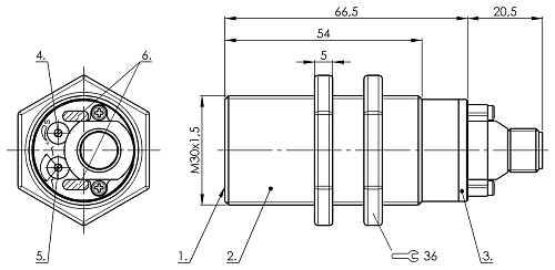 Емкостной датчик Balluff BCS004T