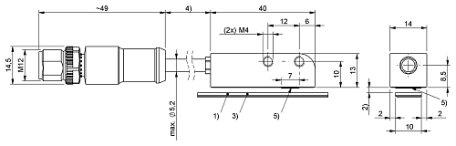 Линейный энкодер Balluff BML04Y5