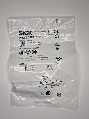  Индуктивный датчик приближения SICK IME12-08NPSZC0S