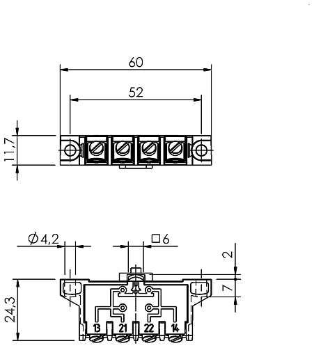 Механический однопозиционный концевой выключатель Balluff BSE0008