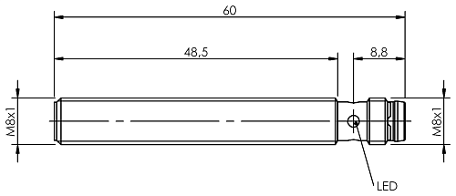 Индуктивный датчик Balluff BES05ZY