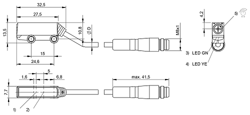 Диффузный датчик Balluff BOS0234