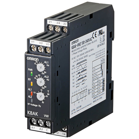 Реле K8AK-VW OMRON K8AK-VW3 100-240VAC