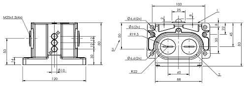 Механический многопозиционный концевой выключатель Balluff BNS00CT