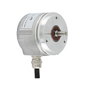 EIP 58SO 6630V3000-R2 INNOCONT, Инкрементальный энкодер D=58мм, выступающий вал 6мм, сервофланец, 3000 имп/об, 5…30VDC, выход TTL/HTL с инверсией, IP65, -20…+85°C, радиальный кабель 2м